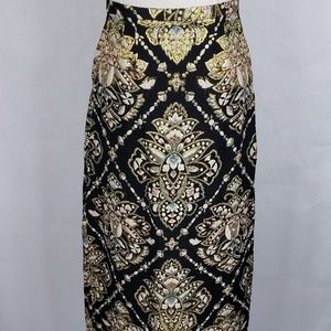 Vintage  60s Eddy George tapestry maxi skirt